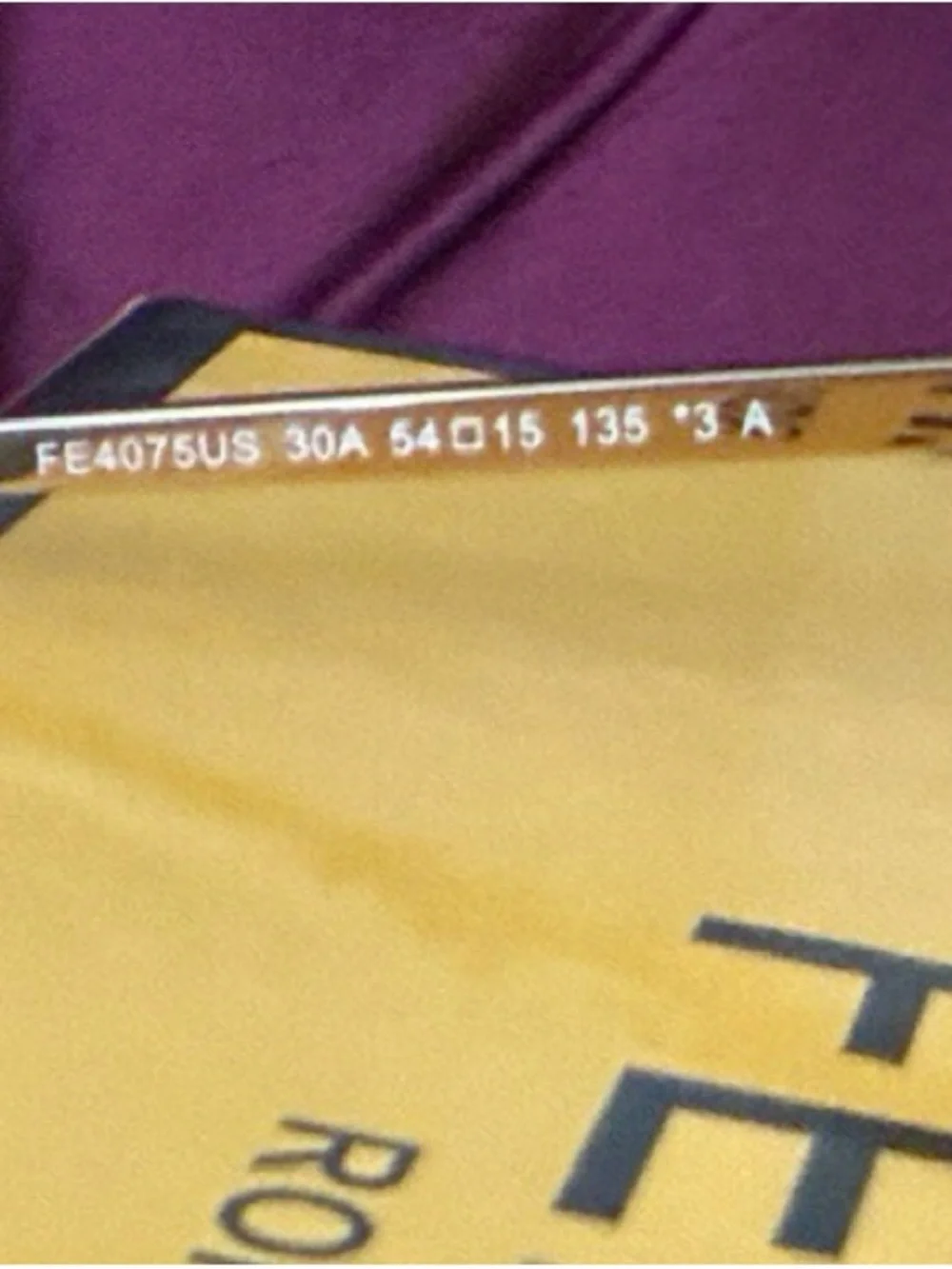 Fendi First Crystal Sunglasses with Gold Temples